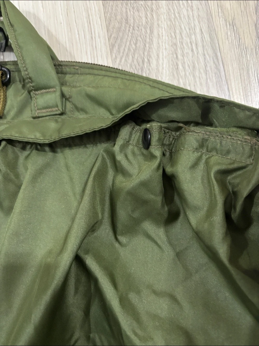 Flyers Helmet US Army Bag UNICOR Green Men's Olive Green Nylon Tote
